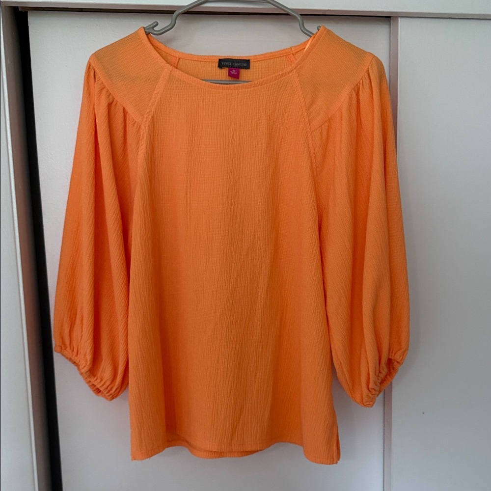 Vince Camuto Orange Blouse